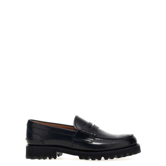 Church's Black Cowhide Slip-On Loafers