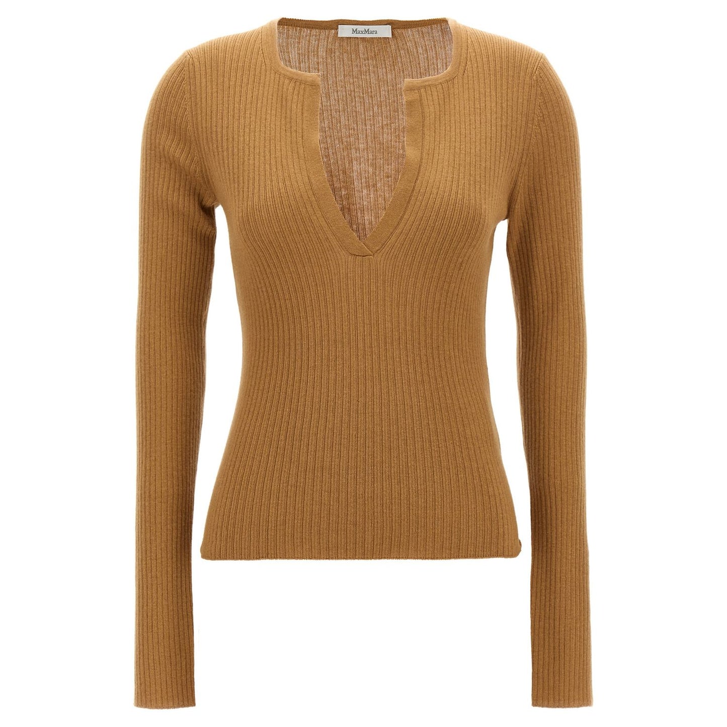 Max Mara Beige Silk Cardigan