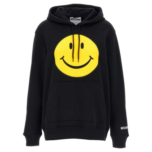 Moschino Black Cotton Hoodie