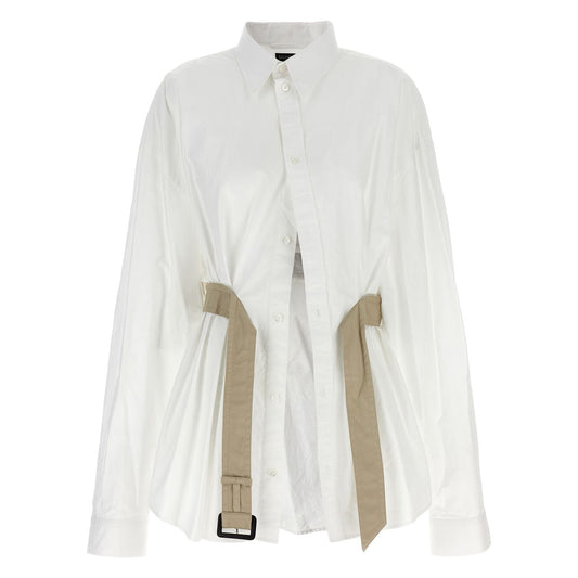 Balenciaga White Cotton Blouse