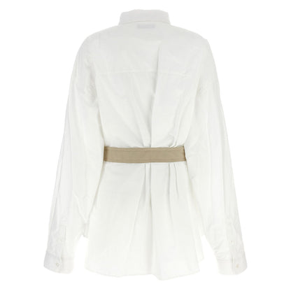 Balenciaga White Cotton Blouse
