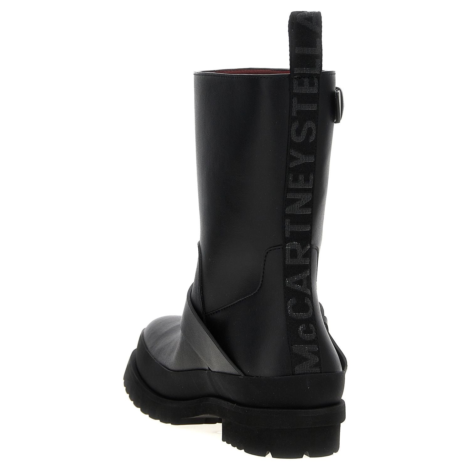 Stella McCartney Black Polyester Ankle Boots