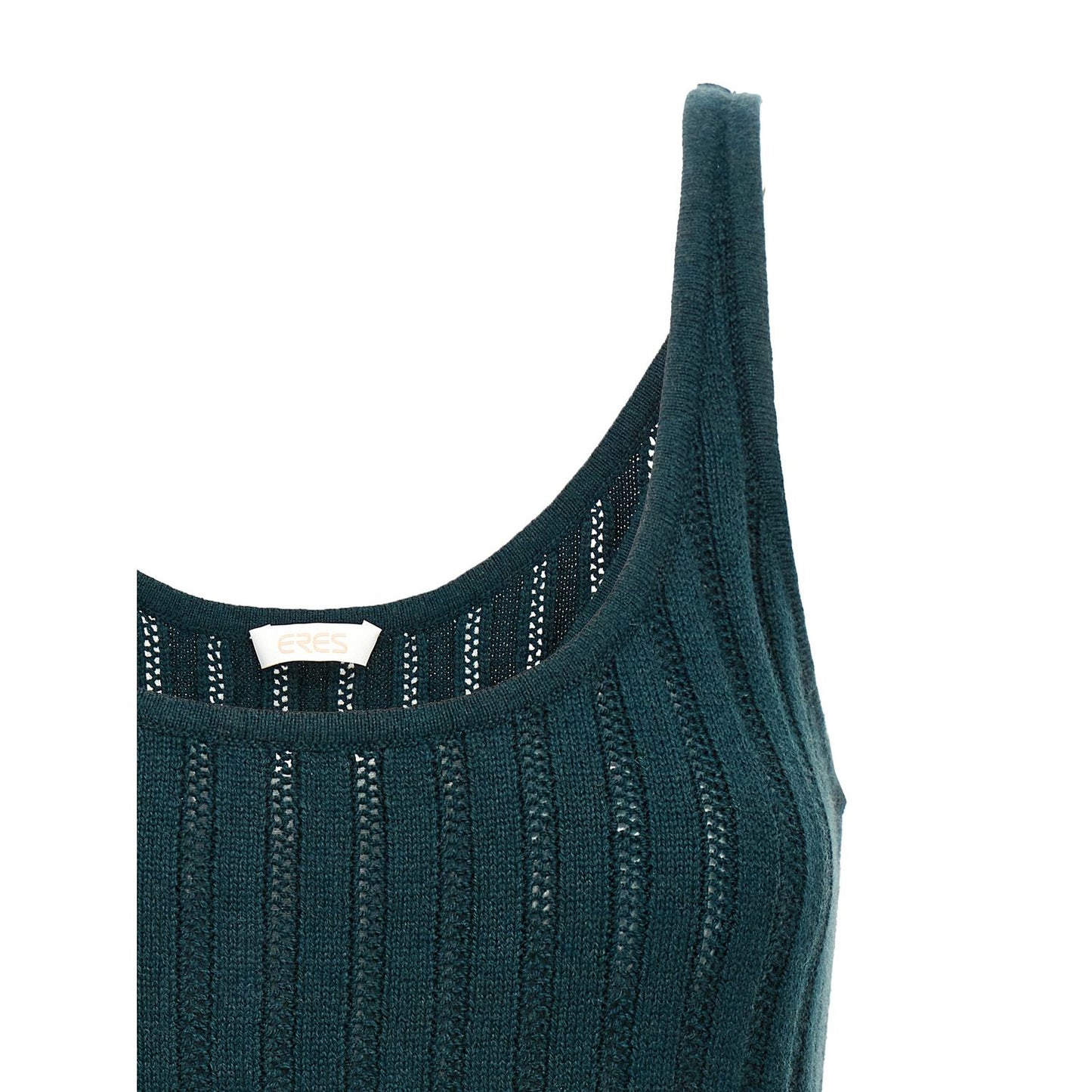Eres Bicolor Wool Sleeveles T-Shirt