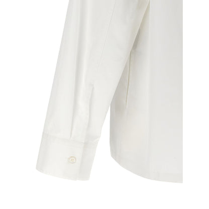 Jil Sander White Cotton Blouse