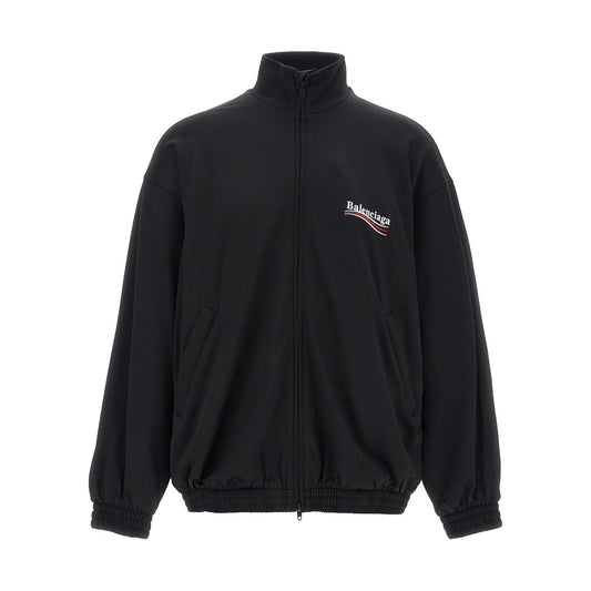 Balenciaga Black Polyamide Sweatshirt