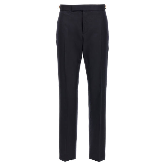 Thom Browne Blue Wool Casual Pants