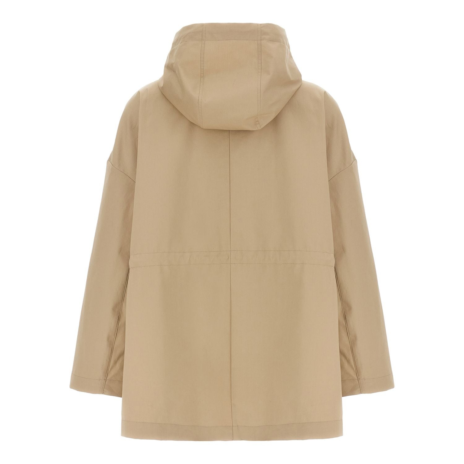 Moncler Beige Cotton Parka