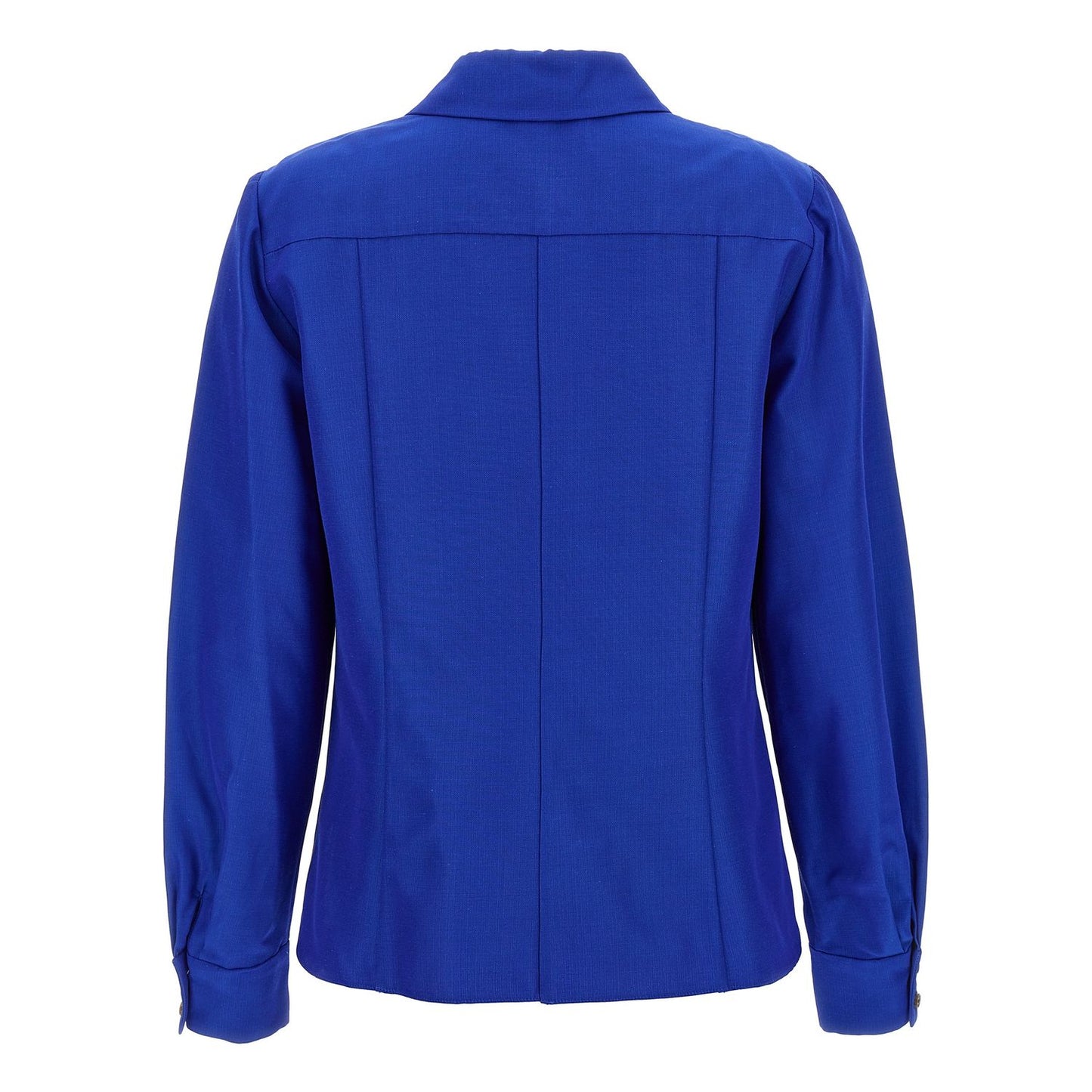 Carolina Herrera Blue Cotton Blouse