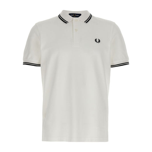Comme Des Garçons White Cotton Polo Shirt