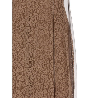 Fendi Beige Cotton Midi Dress