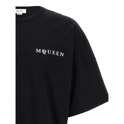 Alexander McQueen Bicolor Cotton T-Shirt