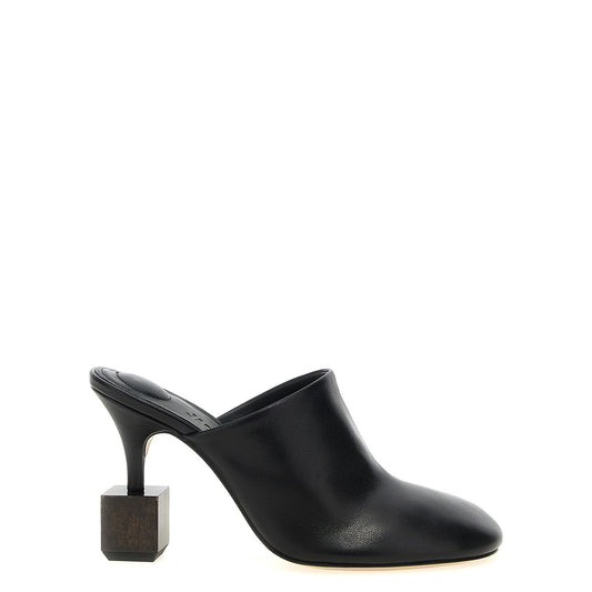 Jacquemus Black Lamb Leather High Heel Pumps