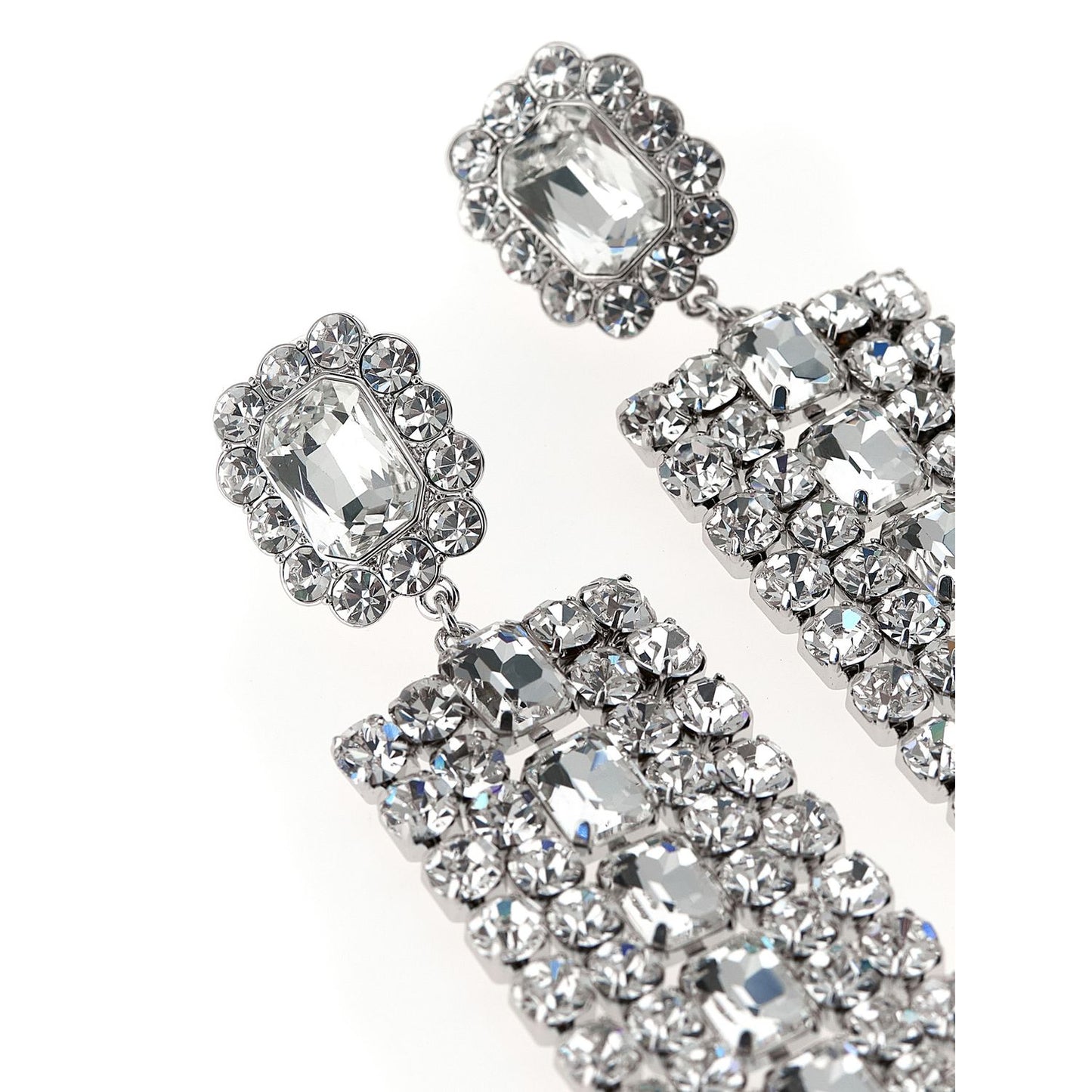 Self-Portrait Silver Cotton Earrings