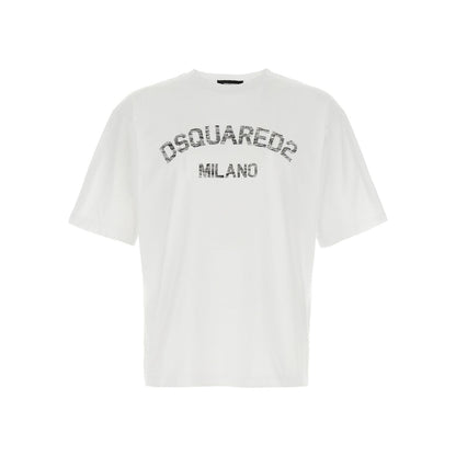 Dsquared² White Cotton T-Shirt