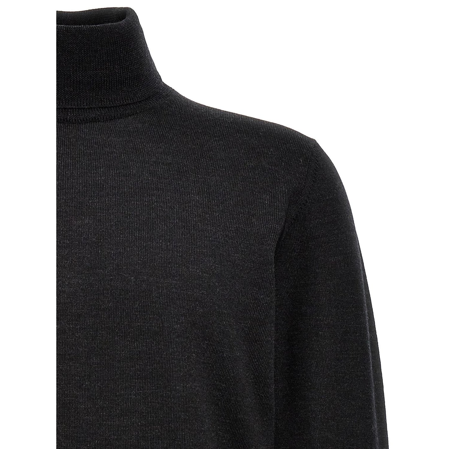 Roberto Collina Gray Merino Wool Cardigan