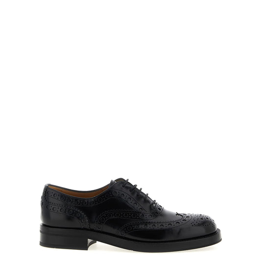 Church's Black Calfskin Oxfords And Derbies
