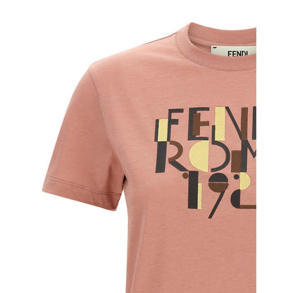 Fendi Multicolor Cotton T-Shirt