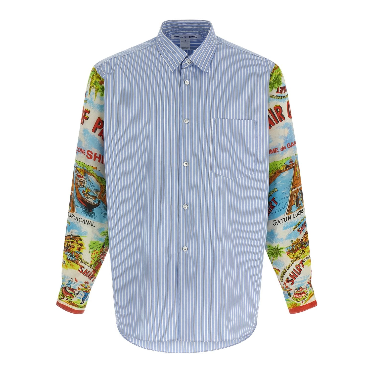 Comme Des Garçons Multicolor Cotton Blouse
