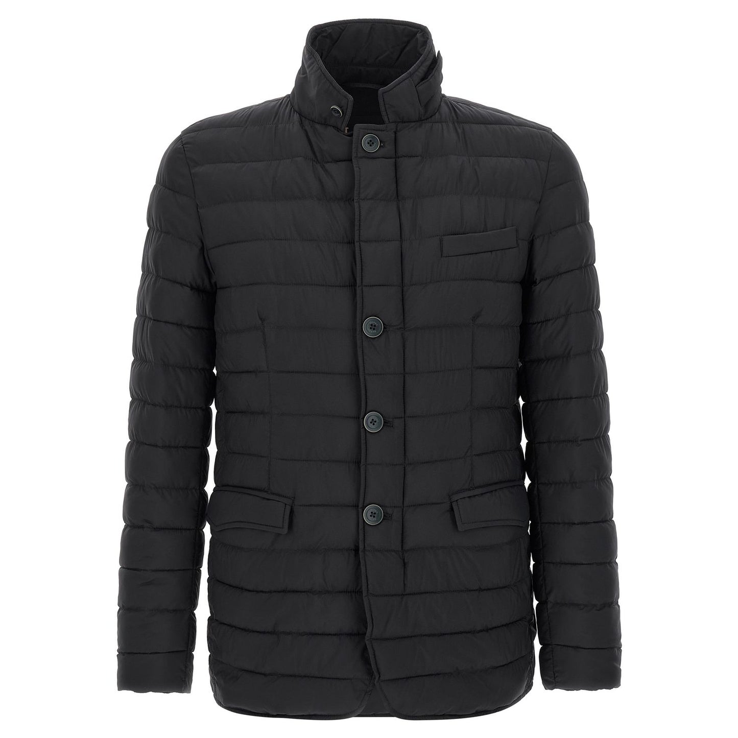Herno Blue Polyamide Full-Length Jacket