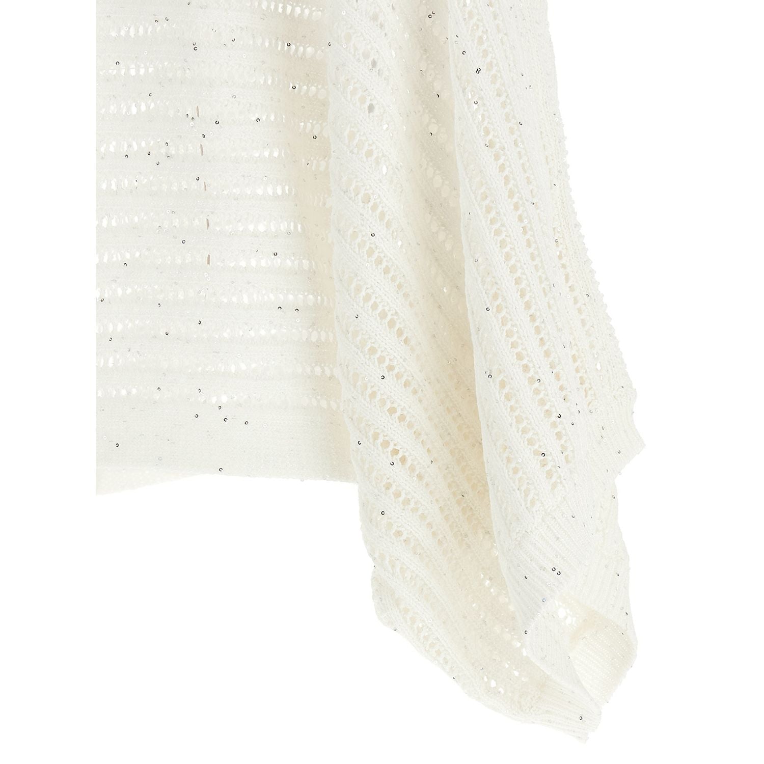 Peserico White Cotton Cardigan