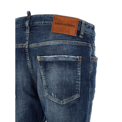 Dsquared² Blue Cotton Jeans Denim