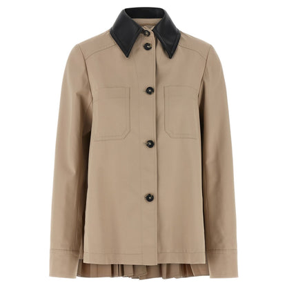 Sportmax Beige Polyester Coat