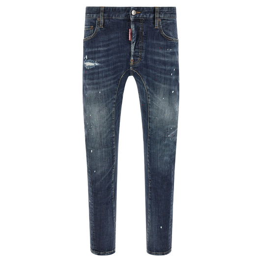 Dsquared² Blue Cotton Jeans Denim
