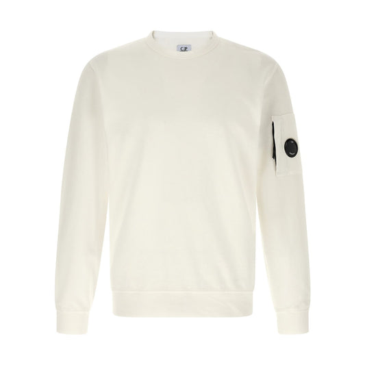 C.P. Company White Cotton Sweatshirt
