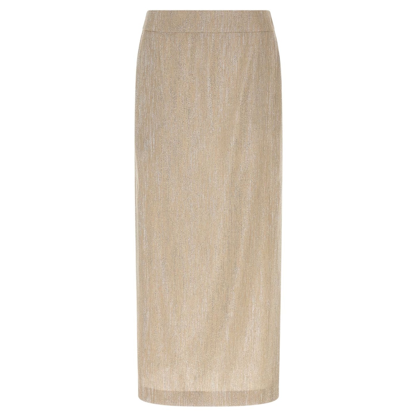 Peserico Beige Viscose Midi Skirt
