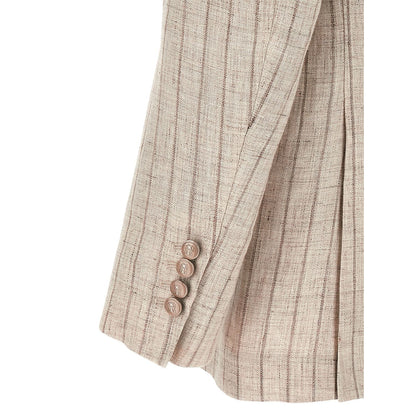 Brunello Cucinelli Gray Linen Blazer