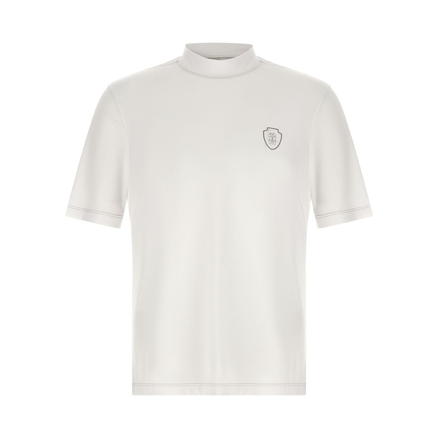 Brunello Cucinelli White Polyamide T-Shirt