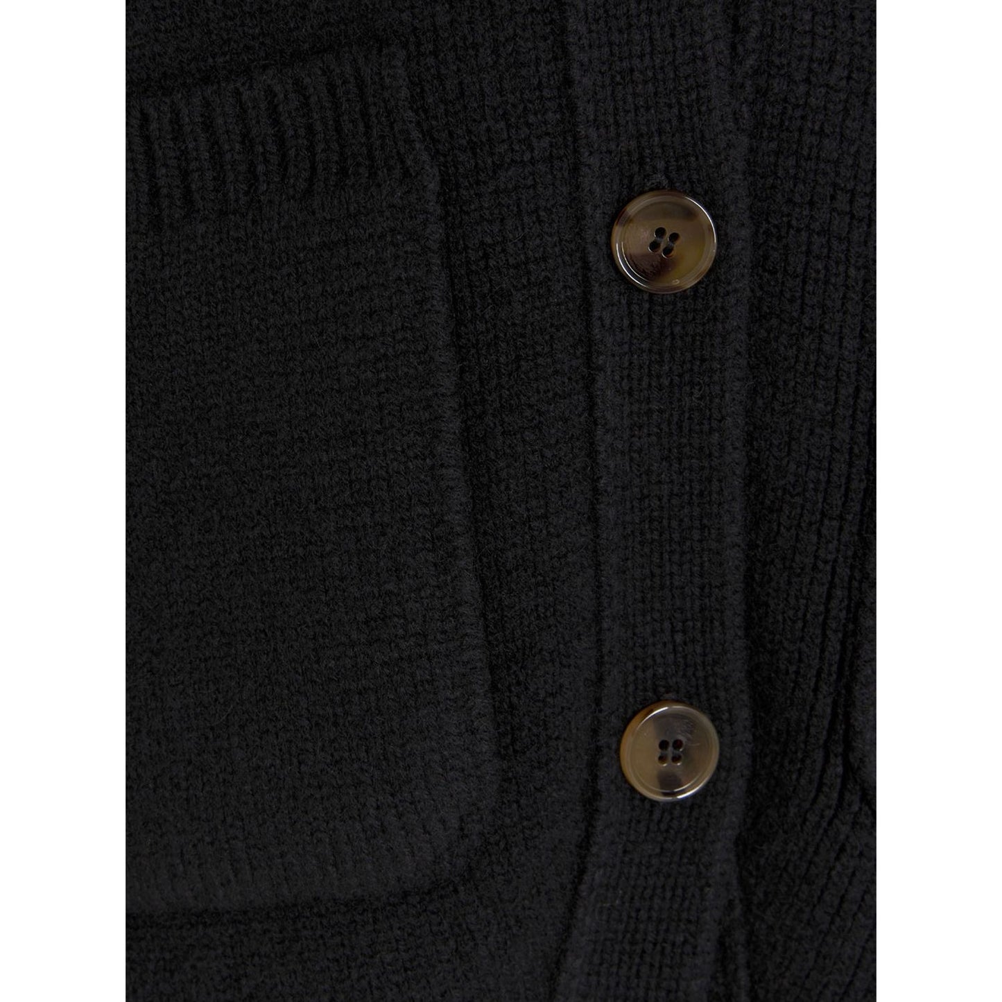 Khaite Black Cashmere Cardigan