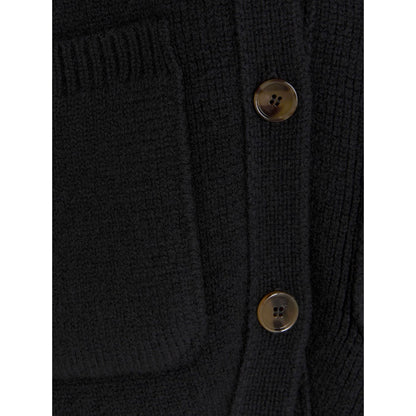 Khaite Black Cashmere Cardigan