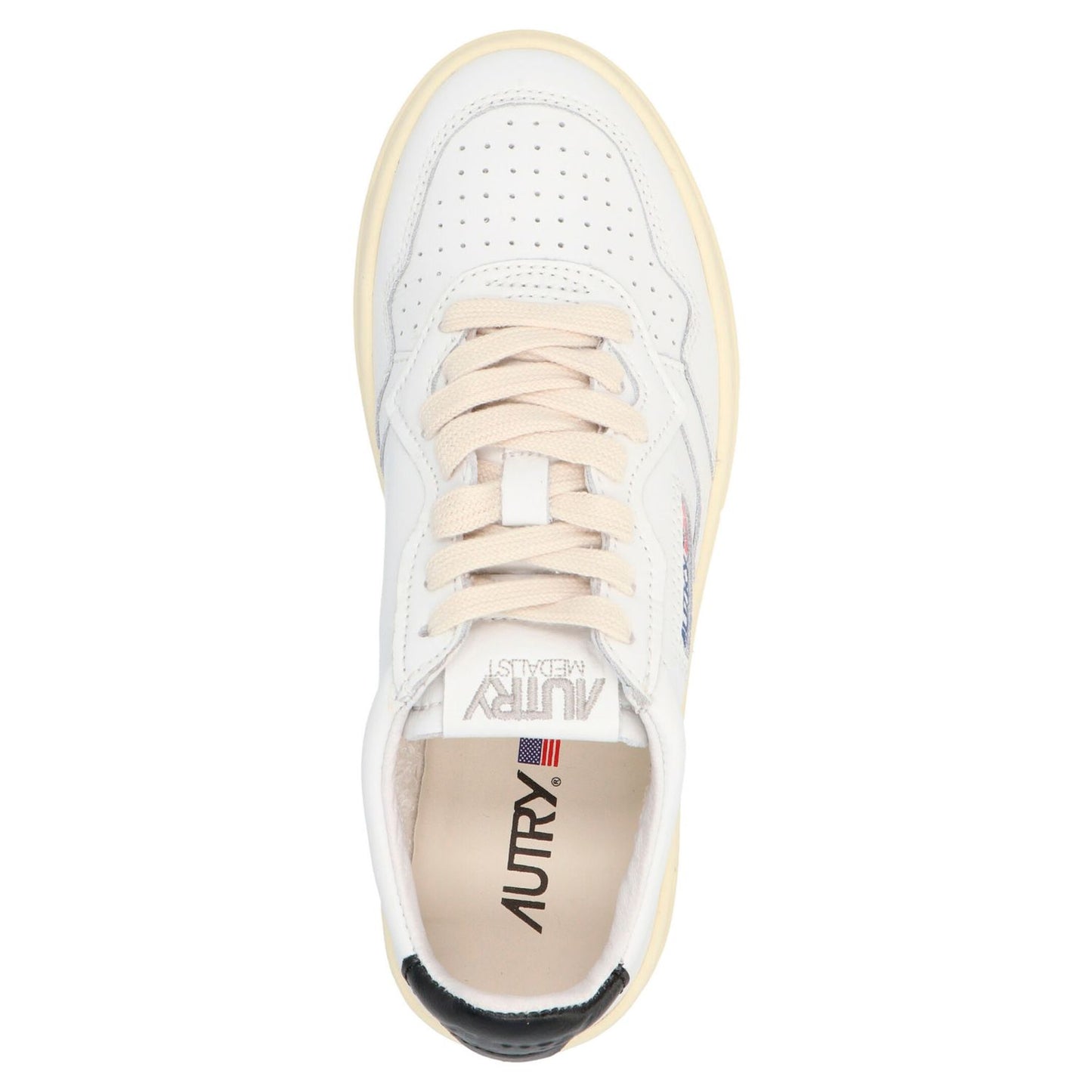 Autry Bicolor Cowhide Low Top Sneakers