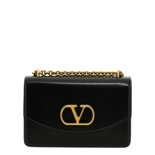 Valentino Garavani Black Calfskin Shoulder Bag