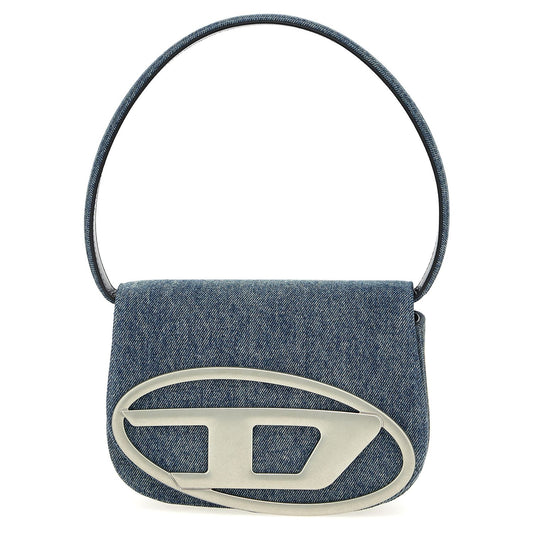 Diesel Blue Cotton Shoulder Bag