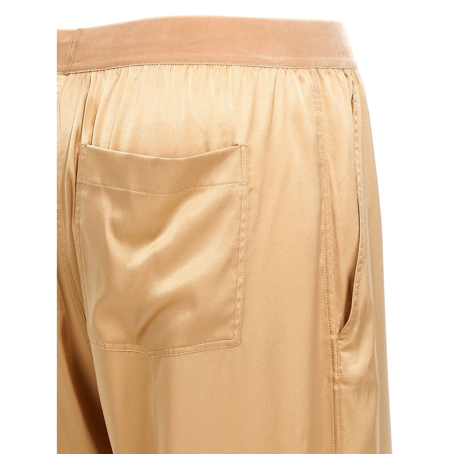 Tom Ford Beige Silk Casual Pants