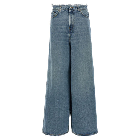 Haikure Blue Cotton Jeans Denim