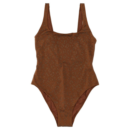 MC2 Saint Barth Brown Polyester One-Piece Swimsuit
