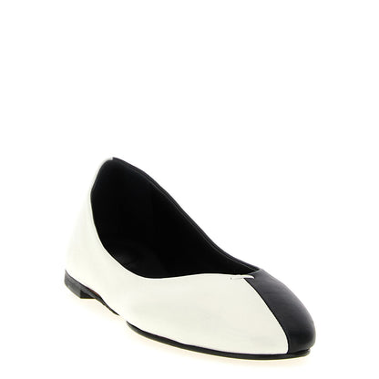 Jacquemus Bicolor Lamb Leather Ballet Flats