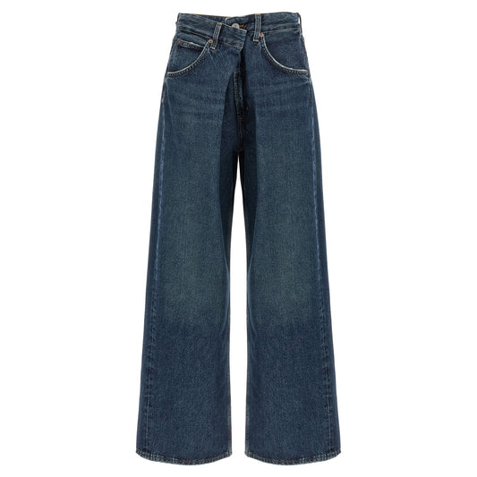 Agolde Blue Cotton Jeans Denim