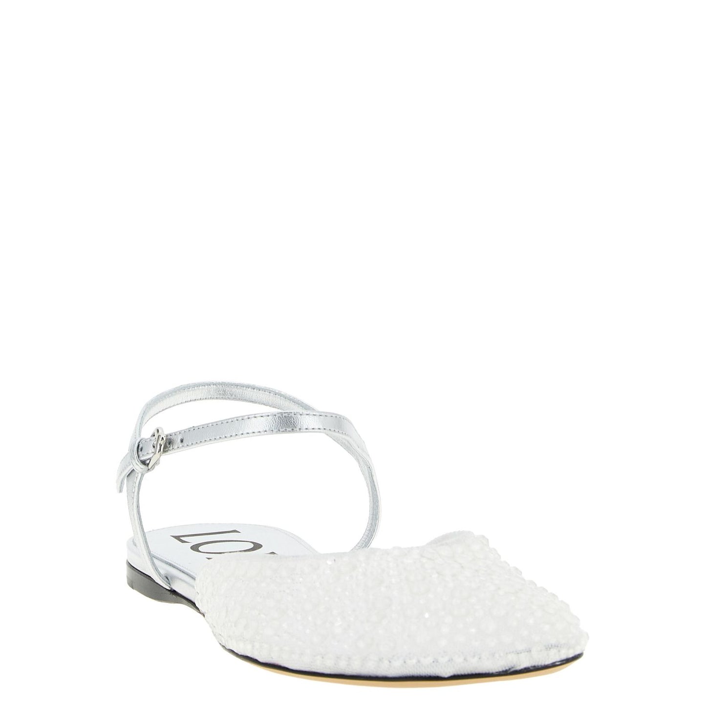Loewe White Polyamide Ballet Flats