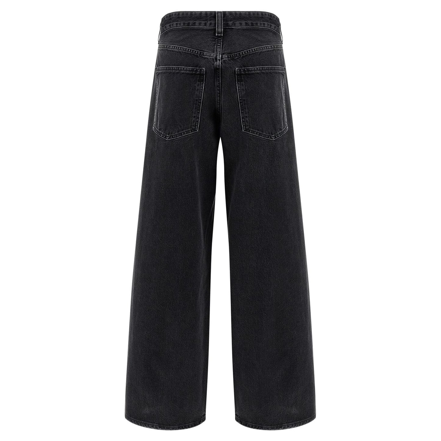 Agolde Black Cotton Jeans Denim