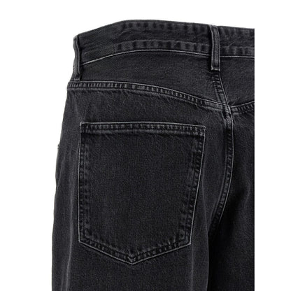 Agolde Black Cotton Jeans Denim