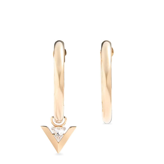 Valentino Garavani Gold Brass Earrings