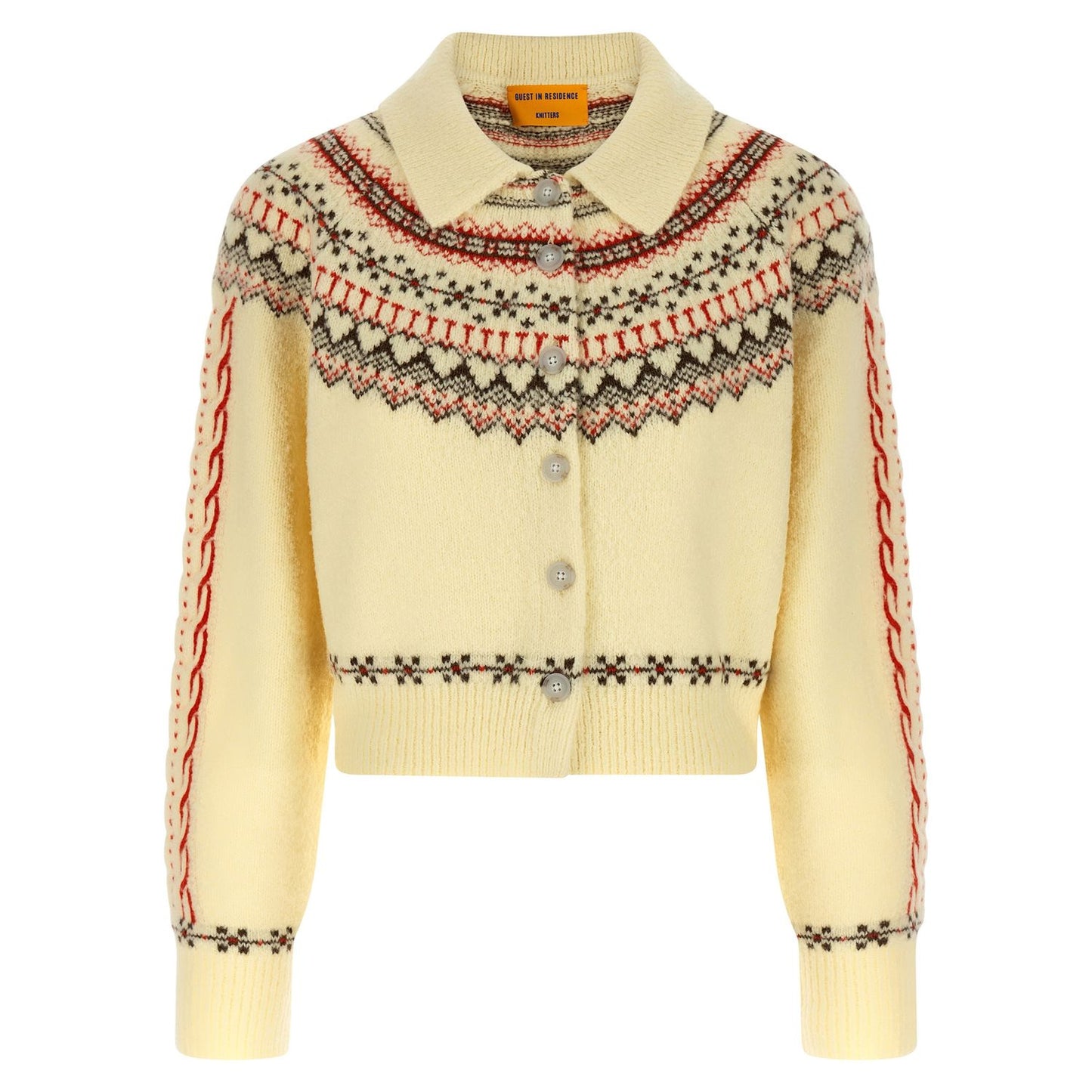 Guest in Residence Multicolor Wool Cardigan
