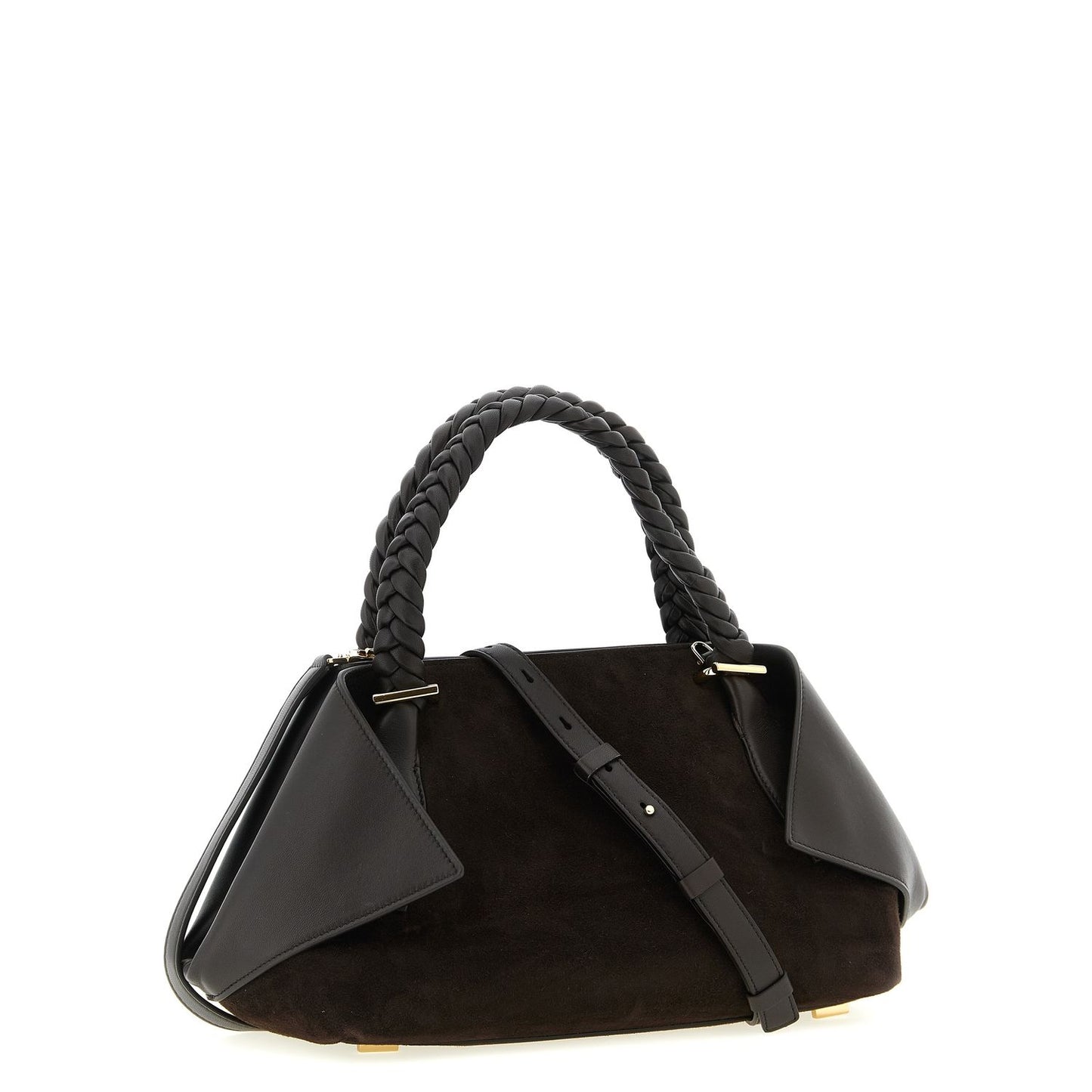 Ferragamo Brown Goatskin Handbag