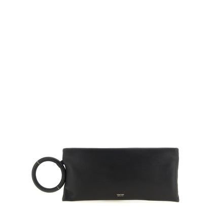 Tom Ford Black Lambskin Clutch Bag
