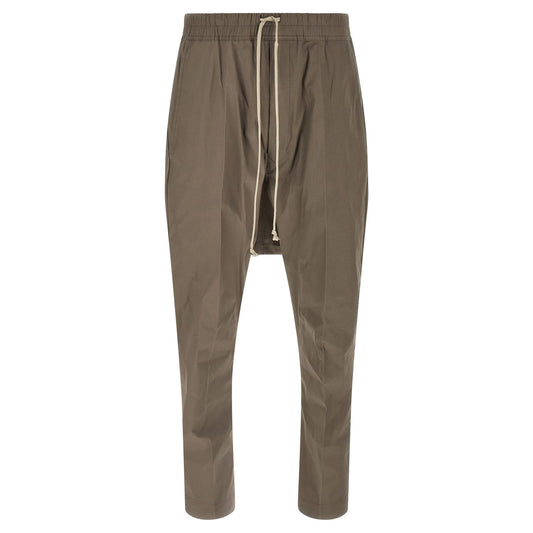 Rick Owens Gray Cotton Casual Pants