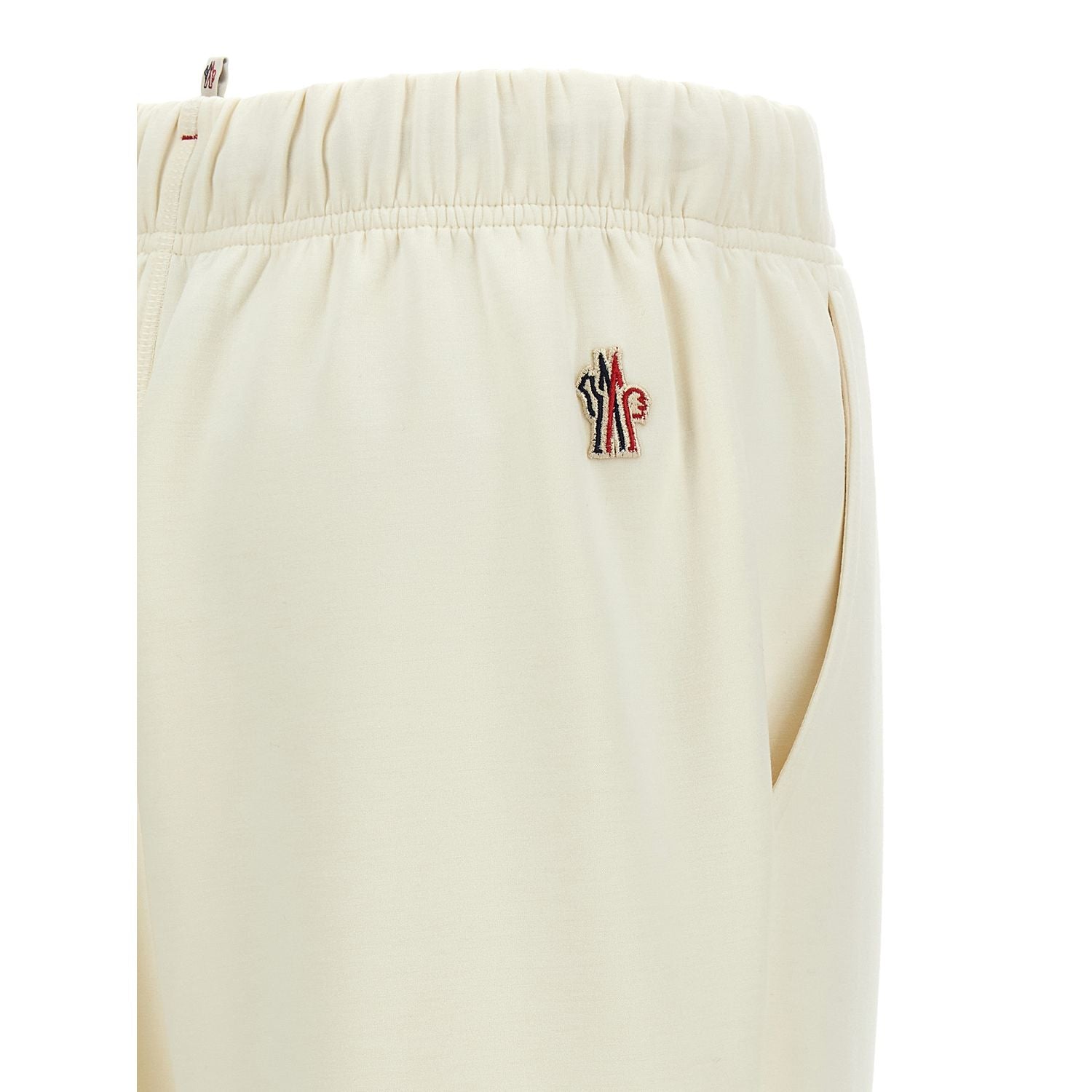 Moncler Grenoble White Polyester Joggers (Workout Pants)